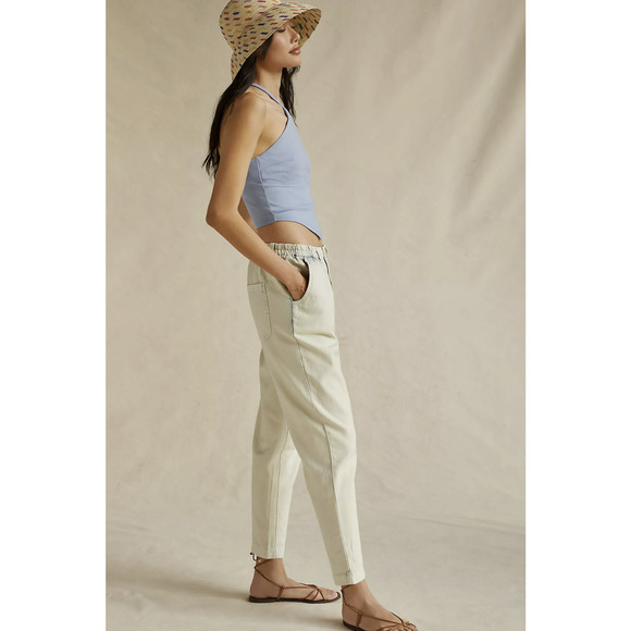 Anthropologie Denim Beach Pants - Small Women's - New - Picture 2 of 6